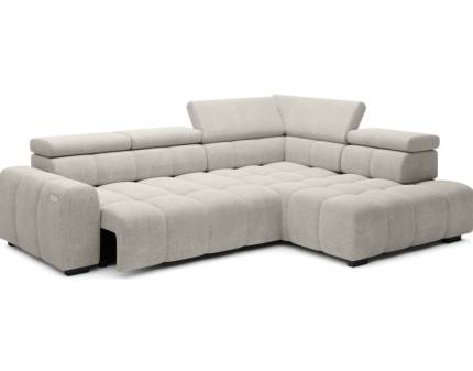 Coltar cu reglaj electric BULL L cu tetiere reglabile, personalizabil 297x205cm