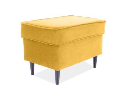 Taburet RON VELVET catifea, design minimalist 60x40xH44cm