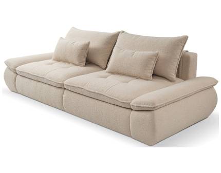 Canapea extensibila NUBE cu lada pentru depozitare, extensie individuala, personalizabila 263x122cm