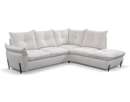 Coltar extensibil ALMERIA 2 cu lada pentru depoziare, personalizabil 250x220cm