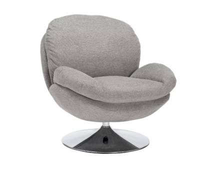 Fotoliu BRIGITTE BREGO rotativ, confortabil, material textil, 73x77xH86cm