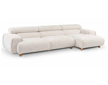 Coltar NARA PR2 fix, cu tetiere reglabile, personalizabil 329x150cm