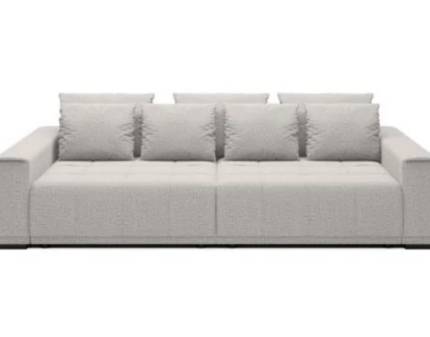Big sofa extensibila MOTTA cu lada pentru depozitare, extensie individuala, personalizabila 278x130cm
