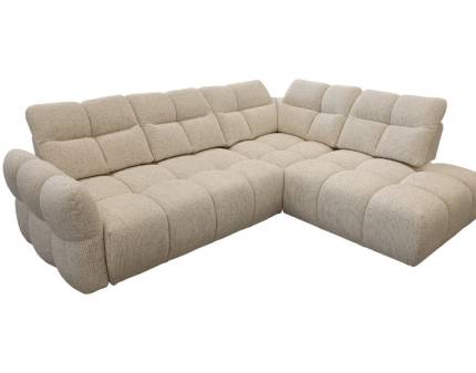 Coltar CALMA fix cu tetiere reglabile, spatar ajustabil, personalizabil 277x225cm