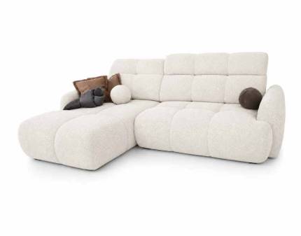 Coltar cu reglaj electric RUBIO S cu lada pentru depozitare, tetiere reblabile, personalizabil 283x183cm 