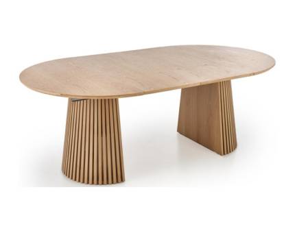 Masa extensibila FARGO din MDF si furnir natural 120-210xH77cm