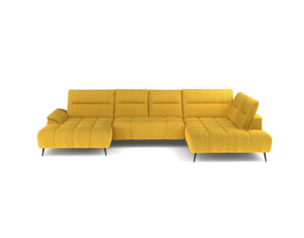 Coltar cu reglaj electric MONTANA XL cu tetiere reglabile, spatar ajustabil, personalizabil 389x220x185cm