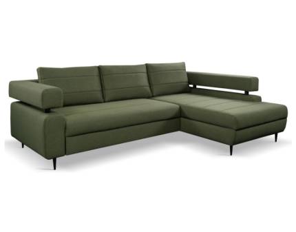 Coltar extensibil ROSA cu lada pentru depozitare, personalizabil 265x184cm