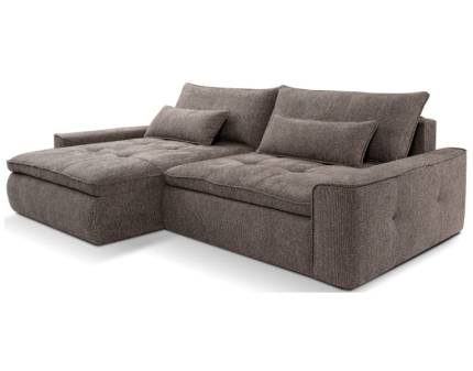 Coltar extensibila ATHOS cu lada pentru depozitare, personalizabil 292x190cm