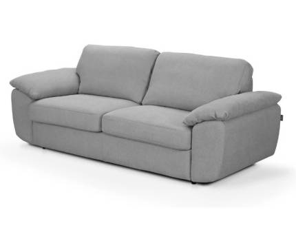 Canapea extensibila EMILY textil gri 220x97cm