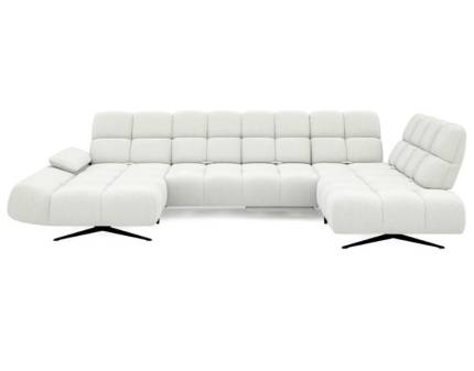 Coltar fix PRADO XL cu spatar reglabil, cotiera reglabila, personalizabil 343-355x199-209x172-176cm