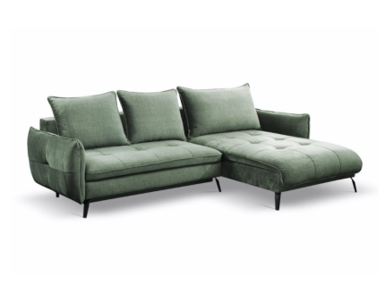 Coltar extensibil VIGO cu lada pentru depozitare, personalizabil 273x180cm