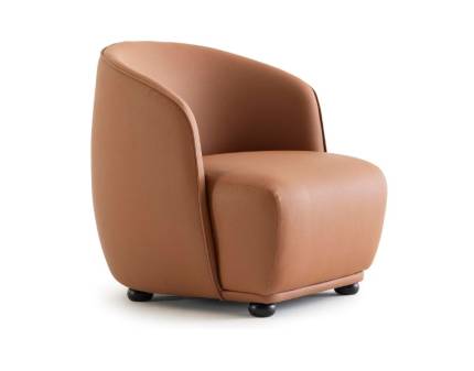 Fotoliu OSCAR cu spatar rotunjit, permium, personalizabil 80x64xH75cm