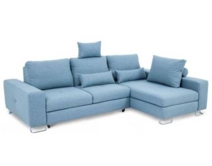 Coltar extensibil ASTI cu lada pentru depozitare, spatar ajustabil, personalizabil 260x188cm