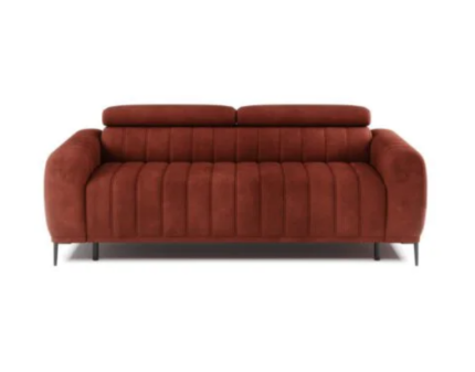 Canapea extensibila (160cm) GANDI cu tetiere reglabile, personalizabila 227x102cm