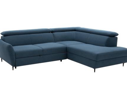 Coltar extensibil OTHELLO cu lada pentru depozitare, personalizabil 253x212cm