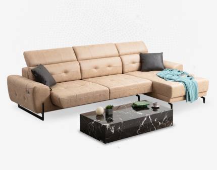 Coltar modular cu reglaj electric LORA MINI cu tetiere reglabile, adaptor USB personalizabil 320x170cm